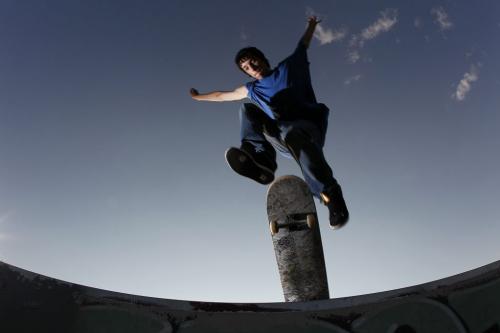 July 9, 2012 - 120709  -   Chevy Pickering skateboards at Margaret Scott Park Monday, July 9, 2012.    John Woods / Winnipeg Free Press