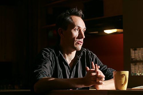 BORIS MINKEVICH / WINNIPEG FREE PRESS  070226 Drek Daa is a CBC Radio Columnist. He was photographed in his home. He is a Spoken-word poet.