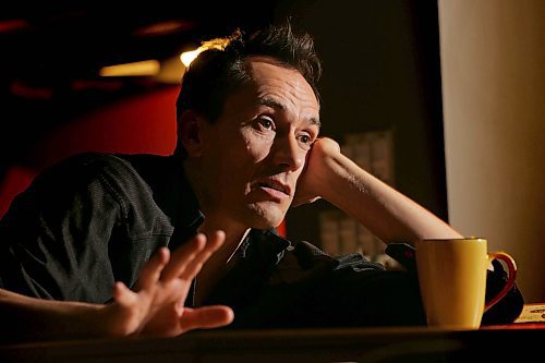BORIS MINKEVICH / WINNIPEG FREE PRESS 070226 Drek Daa is a CBC Radio Columnist. He was photographed in his home. He is a Spoken-word poet.