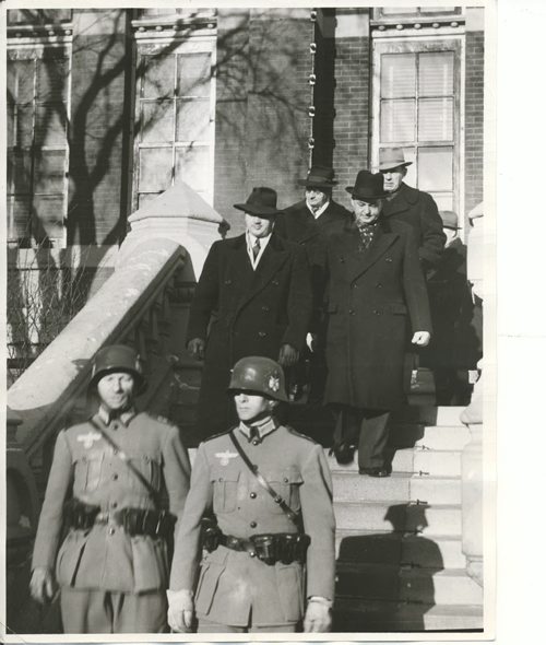Winnipeg Free Press Archives (unknown date) If Day - World War II - (3) Mayor John Queen arrest fparchive