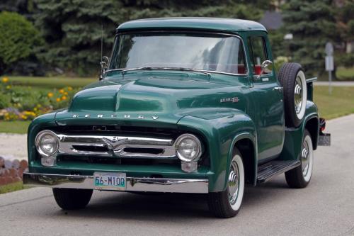 Ernie Klohn - 1956 Mercury M100 pick-up. August 1, 2012  BORIS MINKEVICH / WINNIPEG FREE PRESS