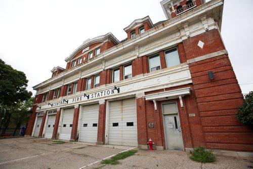 Brandon Sun 09082012 The old Central Fire Station on Princess Ave. in Brandon. (Tim Smith/Brandon Sun)