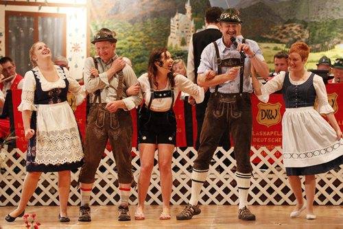 A dancer performs at the German Pavilion during week 2 of Folklorama Sunday, August 12, 2012. (John Woods/Winnipeg Free Press)