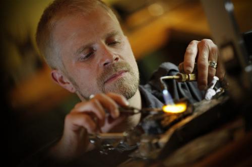 August 14, 2012 - 120811  - Matti Martin poses in his shop Matti Martin Goldsmith on Lilac St in Winnipeg Tuesday August 14, 2012.    John Woods / Winnipeg Free Press