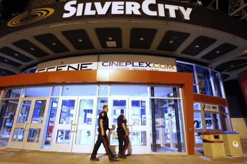 August 21, 2012 - 120821  - Winnipeg police attend a incident at SilverCity at St. Vital Mall Tuesday August 21, 2012. John Woods / Winnipeg Free Press