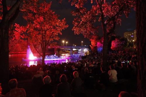 September 1, 2012 - 120901  -  Thousands of Winnipeggers watch Celtica perform at Bargefest at The Forks in Winnipeg Saturday September 1, 2012.    John Woods / Winnipeg Free Press