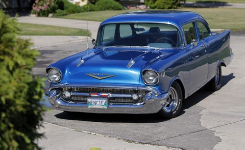 David Moffatt's 1957 Chevy. Auto Classic Cars. September 10, 2012  BORIS MINKEVICH / WINNIPEG FREE PRESS