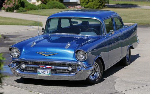 David Moffatt's 1957 Chevy. Auto Classic Cars. September 10, 2012  BORIS MINKEVICH / WINNIPEG FREE PRESS