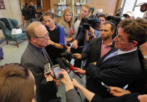 Mayor Sam Katz faces the press at city hall. September 27, 2012  BORIS MINKEVICH / WINNIPEG FREE PRESS
