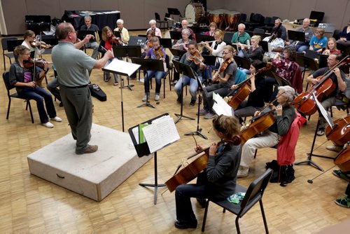 Brandon Sun Members of the Brandon Community Orchestra open their rehearsals to the public as one of the first events in the annual Culture Days festival, Saturday morning at Brandon University.  (Colin Corneau/Brandon Sun)