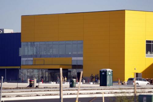 Ikea construction. OCTOBER 1, 2012  BORIS MINKEVICH / WINNIPEG FREE PRESS