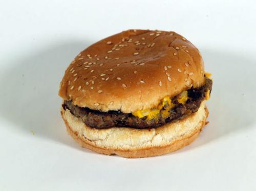A cheeseburger from Pete's. October 11, 2012  BORIS MINKEVICH / WINNIPEG FREE PRESS