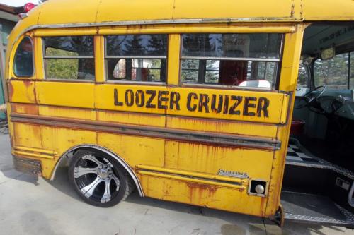 CLASSIC CAR - Randy Klym's 1957 GMC school bus. October 16, 2012  BORIS MINKEVICH / WINNIPEG FREE PRESS