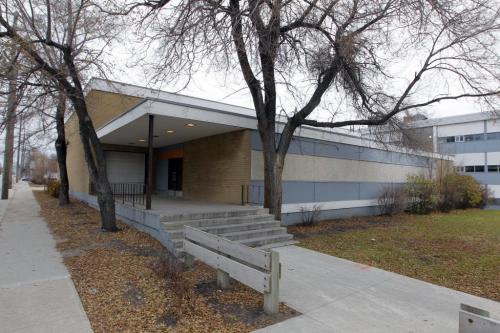 Kids that were displaced from Lake St. Martin were going to school at this building at 1970 Ness ave. But it is closed for some reason. Various snaps of the building. November 5, 2012  BORIS MINKEVICH / WINNIPEG FREE PRESS