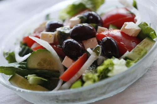 November 12, 2012 - 121112  -  A Greek Salad photographed for recipe swap Monday, November 12, 2012. John Woods / Winnipeg Free Press