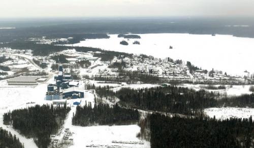 Airial of Snow Lake, Manitoba. Martin Cash story (WAYNE GLOWACKI/WINNIPEG FREE PRESS) Winnipeg Free Press  Nov. 14    2012