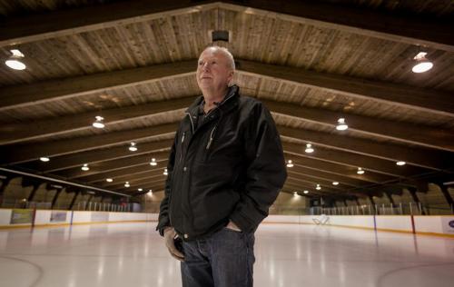 Winnipeg's city-run hockey arenas are pushing 30 to 50-years-old. John Atkinson, pictured at the Sargent Park Arena, is responsible for keeping the old buildings and ice surfaces in good working order. Atkinson says the arenas are safe and clean, but the infrastructure is nearing the end of its life.