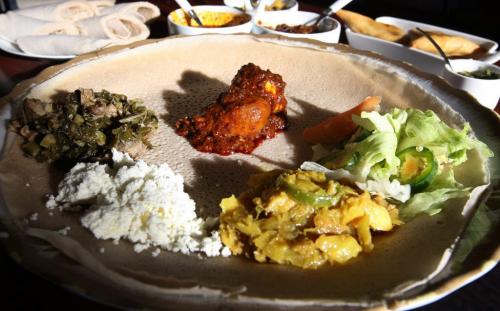 Gohe Ethiopian Restaurant- 533 Sargent Ave-Meat combo platter-See Marion Warhaft restaurant review- November 20, 2012   (JOE BRYKSA / WINNIPEG FREE PRESS)