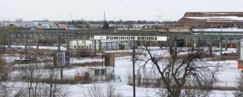 The Dominion Bridge industrial site in between Dublin Ave. and Saskatchewan Ave.  (WAYNE GLOWACKI/WINNIPEG FREE PRESS) Winnipeg Free Press  Nov. 27   2012