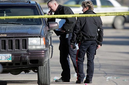 BORIS MINKEVICH / WINNIPEG FREE PRESS  070326 Shooting scene on Magnus Avenue near McGregor.