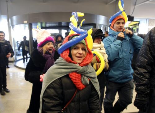 Jubilant shoppers flood into Winnipeg's IKEA Wednesday morning after the grand opening.  121128 - Wednesday, November 28, 2012 -  (MIKE DEAL / WINNIPEG FREE PRESS)