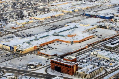 Aerial photos over Winnipeg. Polo Park Shopping Centre. November 28, 2012  BORIS MINKEVICH / WINNIPEG FREE PRESS