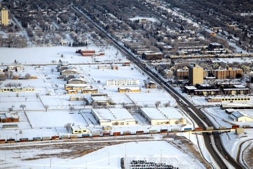 Aerial photos over Winnipeg. The Kapyong Barracks is a 160 acre parcel of land along Kenaston Boulevard and Grant Avenue in Winnipeg that has sat empty for years. View from south looking north. November 28, 2012  BORIS MINKEVICH / WINNIPEG FREE PRESS