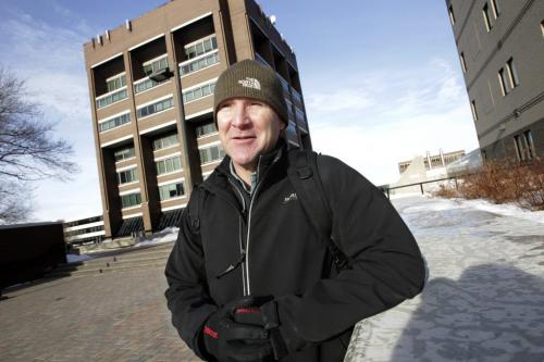 Red River College student, Andrew McLean who is also an ultra-marathoner and former soldier, has started a scholarship for disabled students with $25,000 out of his own pocket. 121205 - Wednesday, December 05, 2012 -  (MIKE DEAL / WINNIPEG FREE PRESS)