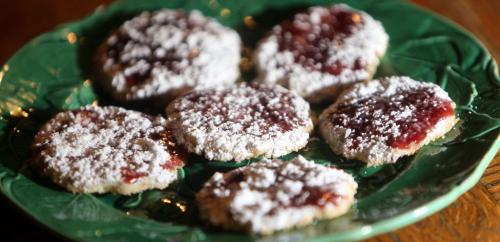 Christmas Jam Cookies. Wednesday, December 5, 2012. (TREVOR HAGAN/WINNIPEG FREE PRESS) alison gillmor. Recipe swap.