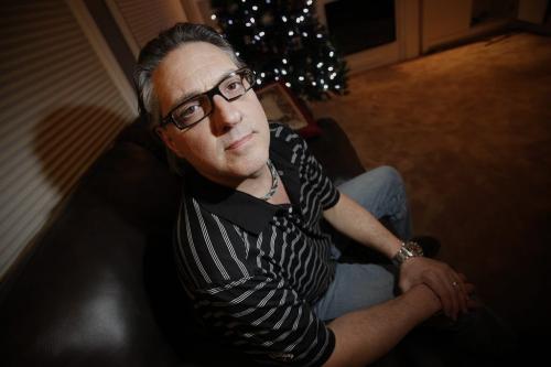 Brad Lambert, who was allegedly missing for three weeks in rural Manitoba, is photographed in his home  Monday, December 10, 2012. (John Woods/Winnipeg Free Press)