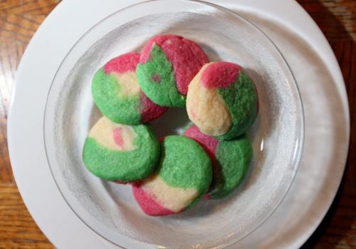 Cookie 11. Three-coloured Mint Cookies. Tuesday, December 11, 2012. (TREVOR HAGAN/WINNIPEG FREE PRESS) alison gillmor. Recipe swap.