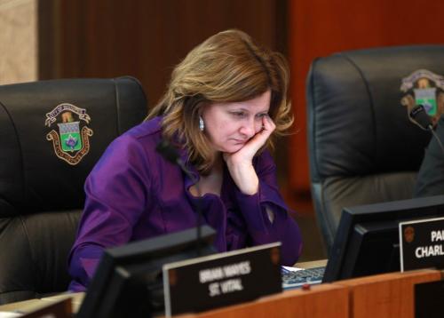 Winnipeg City Hall councilor Paula Havixbeck in council Wednesday afternoon- For files- please creditSee Jen Skerritt story- December 12, 2012   (JOE BRYKSA / WINNIPEG FREE PRESS)