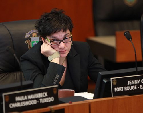 Winnipeg City Hall councilor Jenny Gerbasi in council Wednesday afternoon- For files- please creditSee Jen Skerritt story- December 12, 2012   (JOE BRYKSA / WINNIPEG FREE PRESS)