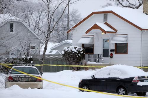 Police are investigating the homicide of a 49 year-old St. Boniface man, Saturday, December 15, 2012. The incident happened shortly before 10pm Friday night on the 500 block of St. Catherine Street. (TREVOR HAGAN/WINNIPEG FREE PRESS) Winnipeg's 29th homicide of 2012. Winnipeg Police said Orland Joseph Adams, 49, was assaulted in his St. Catherine Avenue home Friday night December 14 2012 and died from the injuries.