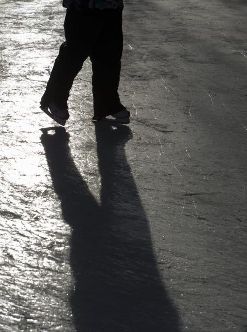 122312 Winnipeg - A girl skates at The Forks Sunday afternoon. DAVID LIPNOWSKI / WINNIPEG FREE PRESS