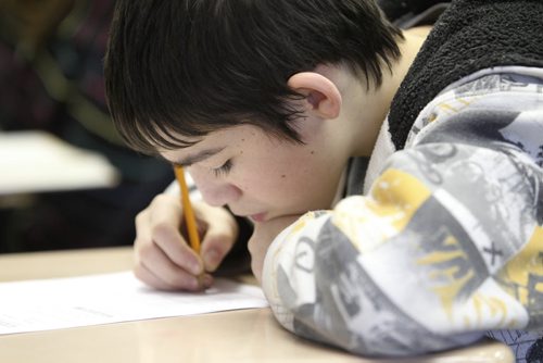 WIndsor School class of 2017 students - Thomas. See Doug Speirs story on bullying. Dec 22, 2012, Ruth Bonneville  (Ruth Bonneville /  Winnipeg Free Press)