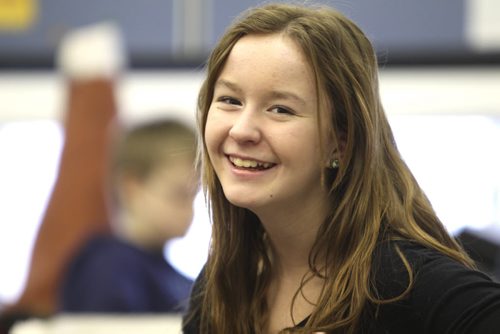 WIndsor School class of 2017 students - Sydney. See Doug Speirs story on bullying. Dec 22, 2012, Ruth Bonneville  (Ruth Bonneville /  Winnipeg Free Press)