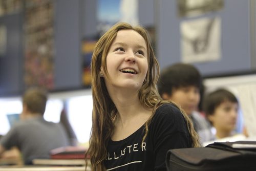 WIndsor School class of 2017 students - Sydney. See Doug Speirs story on bullying. Dec 22, 2012, Ruth Bonneville  (Ruth Bonneville /  Winnipeg Free Press)