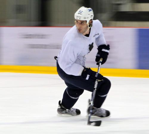 NHLPA practice at Iceplex. Chris Thorburn first day back. January 8, 2013  BORIS MINKEVICH / WINNIPEG FREE PRESS