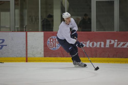 NHLPA practice at Iceplex. Chris Thorburn first day back. January 8, 2013  BORIS MINKEVICH / WINNIPEG FREE PRESS