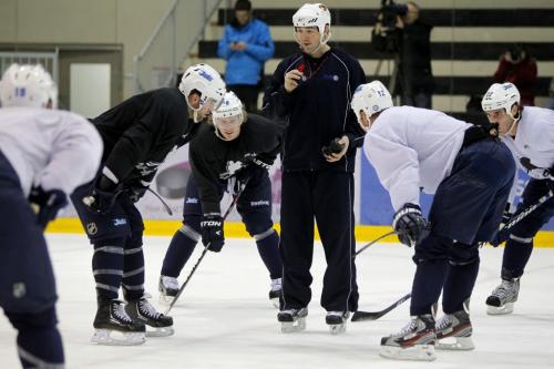 NHLPA practice at Iceplex. General shots. January 8, 2013  BORIS MINKEVICH / WINNIPEG FREE PRESS