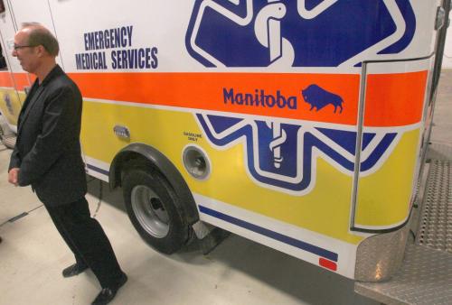 Winnipeg mayor Sam Katz  at news conference announcing more paramedics and 911 call takers will be hired-See Jen Skerritt story- January 10, 2013   (JOE BRYKSA / WINNIPEG FREE PRESS)