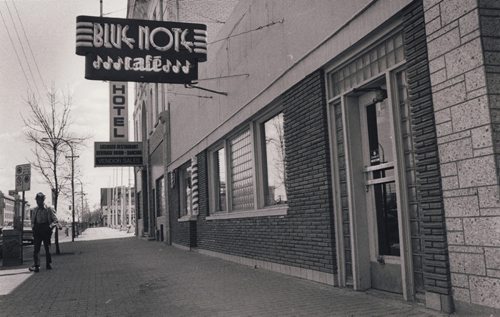 The Blue Note Cafe photographed in 1989. ( Winnipeg Free Press Archives )