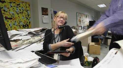 Books. ILLUSTRATION . Multi-tasking.  (WAYNE GLOWACKI/WINNIPEG FREE PRESS) Winnipeg Free Press  Jan. 15 2013