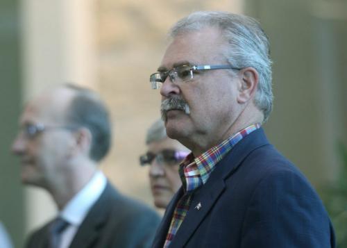 Agriculture Minister Gerry Ritz announced today that Canada and the USA will recognize eachothers zoning measures during foreign animal disease outbreaks during a newsconference Wednesday at the National Centre for Foreign Animal Disease-See Martin Cash story - January 16, 2013   (JOE BRYKSA / WINNIPEG FREE PRESS)