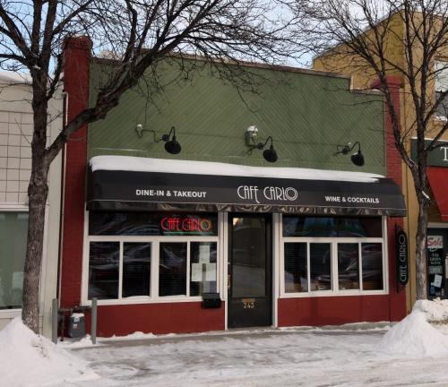 Cafe Carlo on Lilac, See Sanderson's ICON piece. January 16th, 2013 - (Phil Hossack / Winnipeg Free Press)