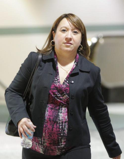 Pic of Diva Faria supervisor of the crisis response unit. Was on the stand today. January 17, 2013  BORIS MINKEVICH / WINNIPEG FREE PRESS
