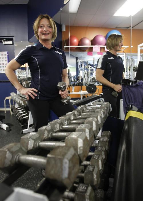 Fitness column on Personal Training Regulations. Barb Cajas, owner of Core Training and Therapy, she has led the movement to regulate the industry. Shamona Harnett story  (WAYNE GLOWACKI/WINNIPEG FREE PRESS) Winnipeg Free Press  Jan. 24 2013