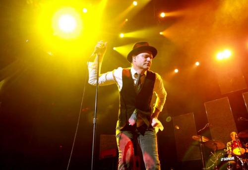 Canadian rock band The Tragically Hip perform at the MTS Centre Saturday night featuring their newest album (#13) Now For Plan A,  Gordon Downie (lead vocals and guitar). Jan 26, 2013, Ruth Bonneville  (Ruth Bonneville /  Winnipeg Free Press)