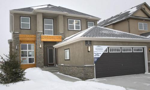 Homes.Randall Homes house at 2 Purple Sage Crescent in Sage Creek . The sales rep. is  Paul Michael Saltel.  Todd Lewys story    (WAYNE GLOWACKI/WINNIPEG FREE PRESS) Winnipeg Free Press  Jan. 28 2013
